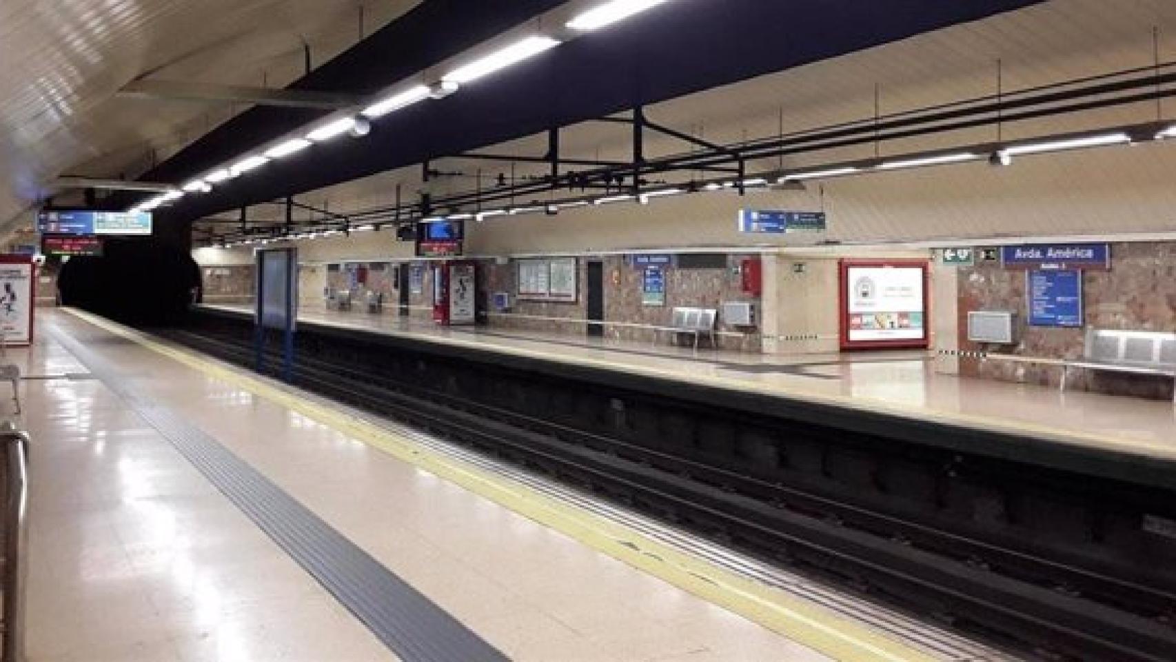 Estación de metro de Avenida América.