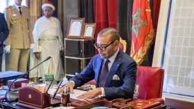 El rey Mohamed VI en el Palacio Real de Rabat en una imagen tomada el pasado 14 de septiembre.
