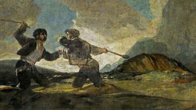 'Duelo a garrotazos' de Francisco de Goya.