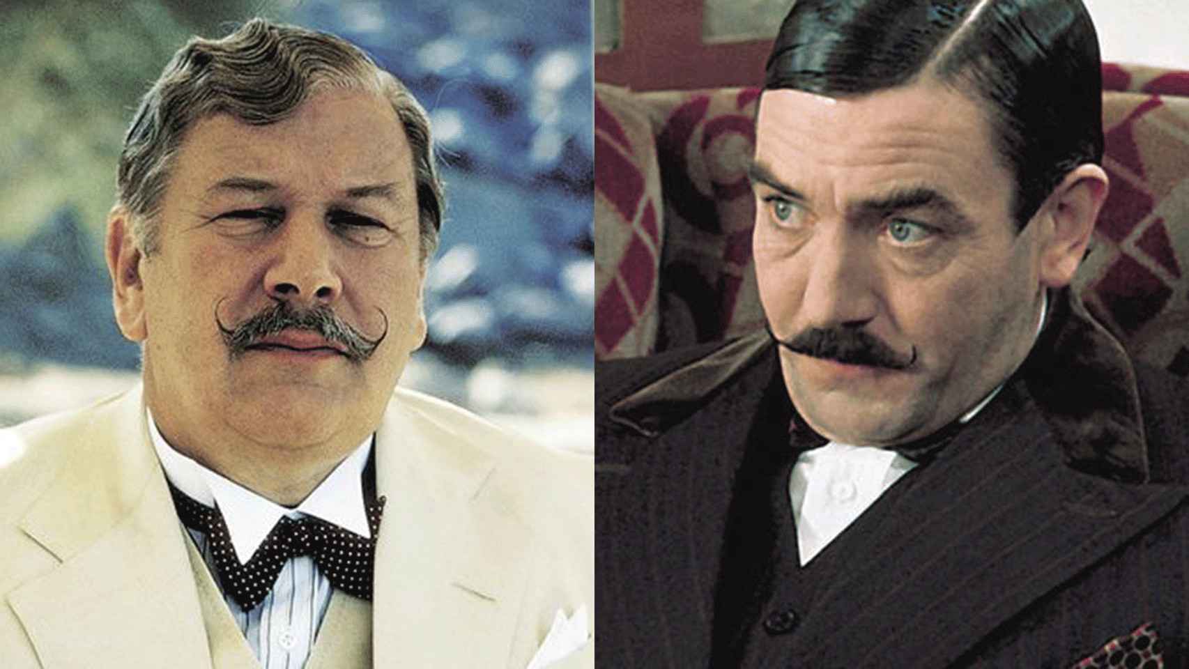 Peter Ustinov y Albert Finney, dos de los más famosos Hércules Poirot