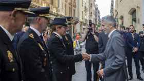 El ministro del Interior en funciones, Fernando Grande-Marlaska, a su llegada al Teatro Liceo de Salamanca, este martes.