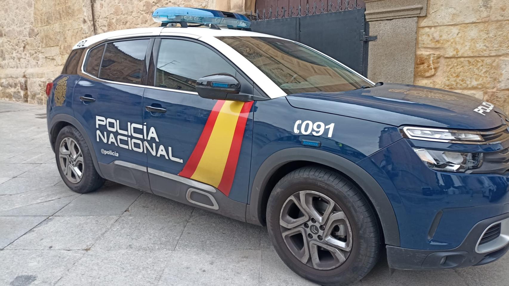 Vehículo de la Policía Nacional de Salamanca