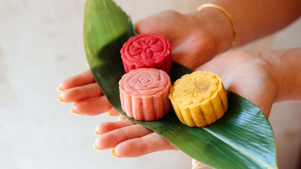 Mooncakes de varios sabores