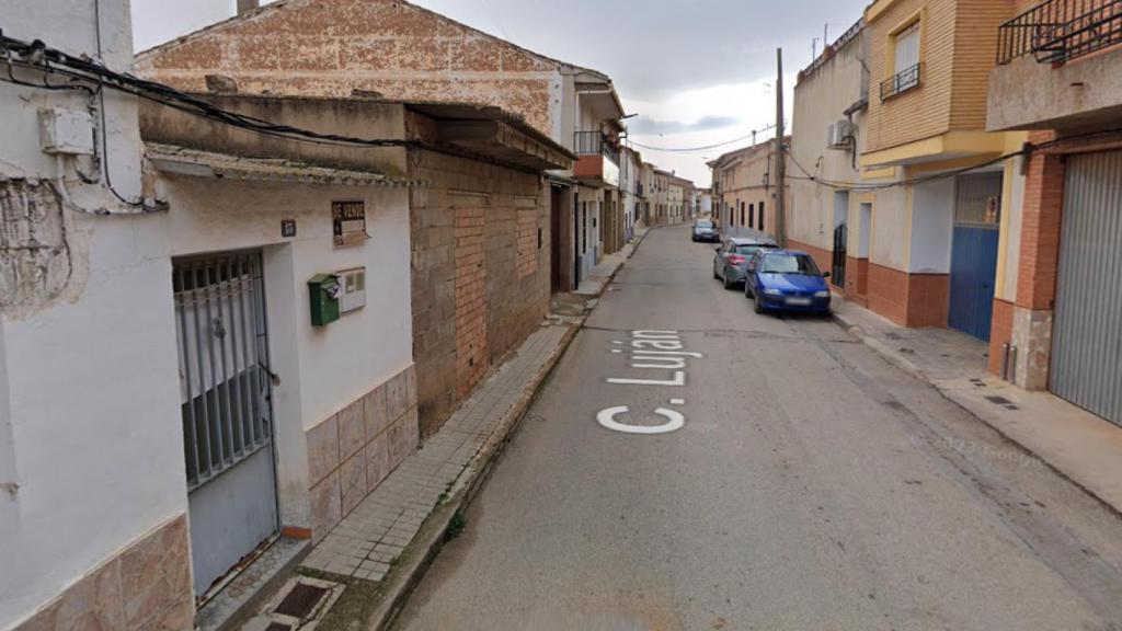 Calle Luján de San Clemente (Cuenca). Foto: Google Maps.