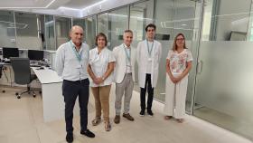 El equipo de esta unidad del Hospital QuironSalud Málaga.