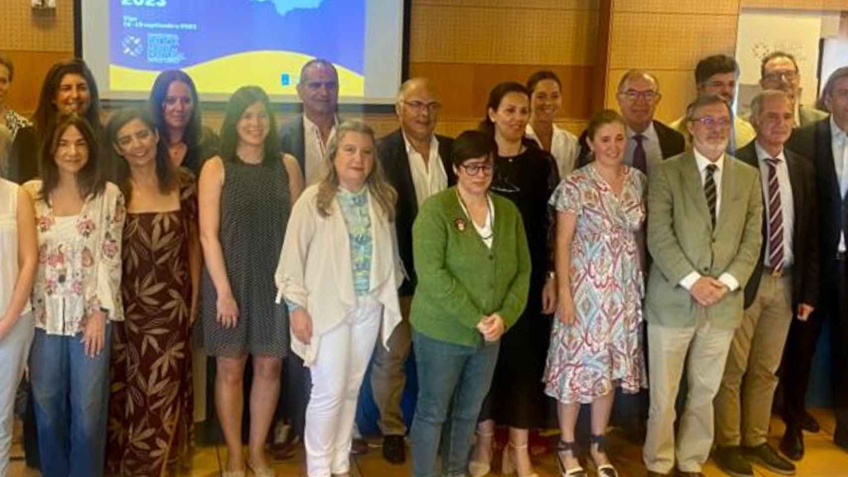 Algunos de los participantes en el Encuentro de la Eurorregión.