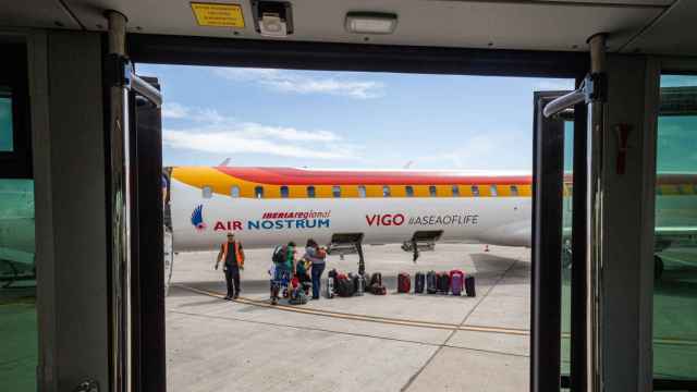 Un avión de la compañía Air Nostrum.