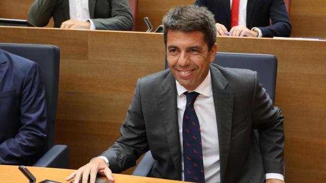 Carlos Mazón en el Pleno de les Corts, imagen de archivo. EE