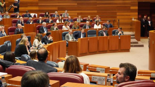 Imagen de un pleno de las Cortes de Castilla y León.