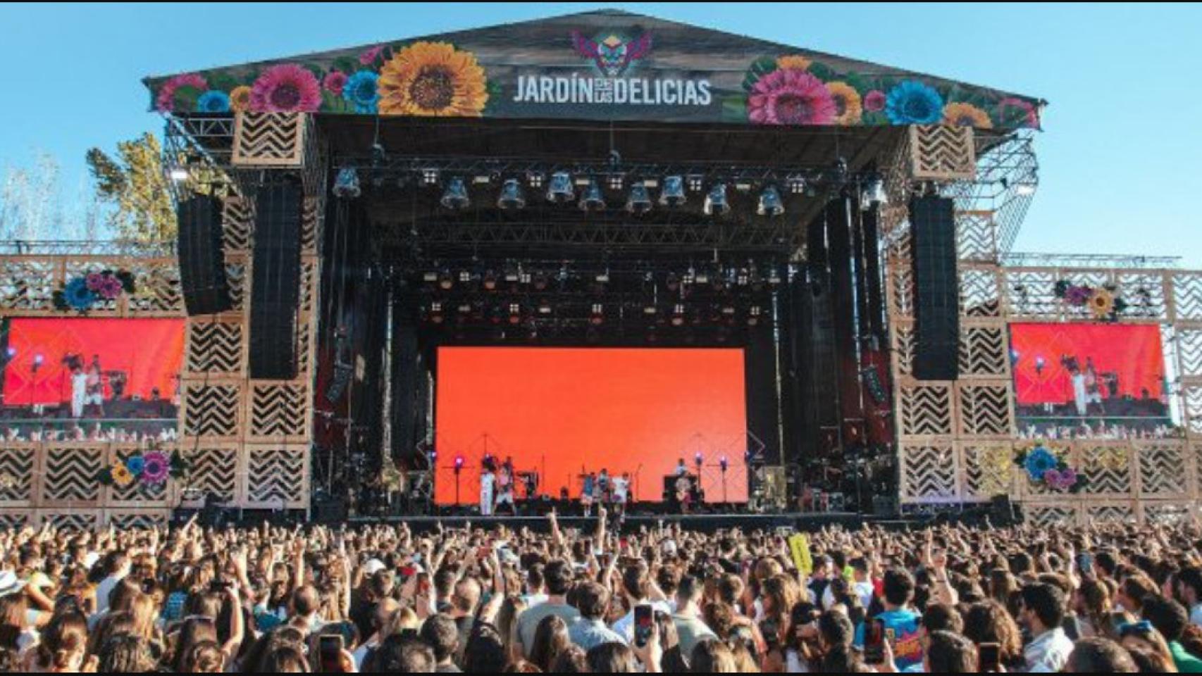 Escenario de la anterior edición del festival Jardín de las Delicias.