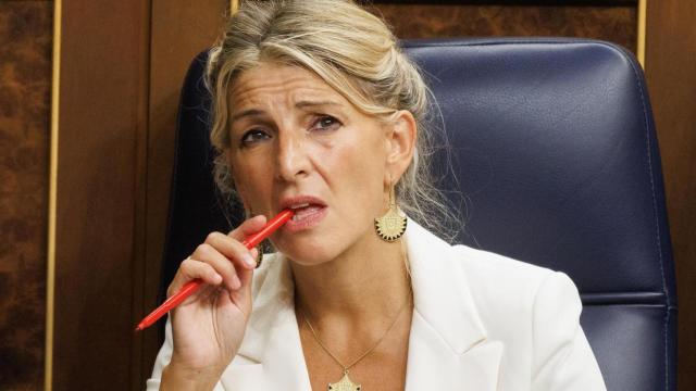 Yolanda Díaz este 19 de septiembre en el Congreso.