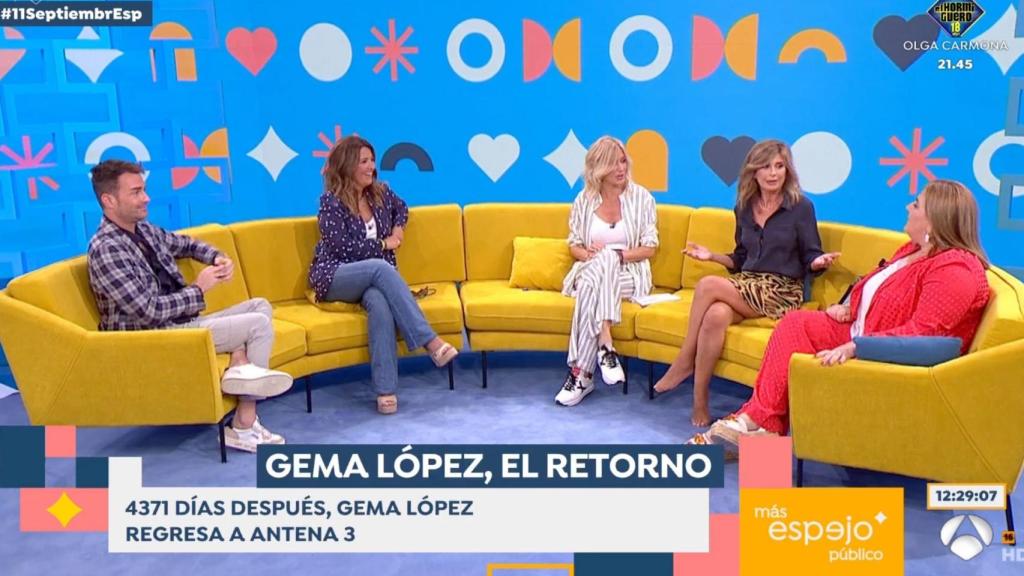 El retorno de Gema a Antena 3