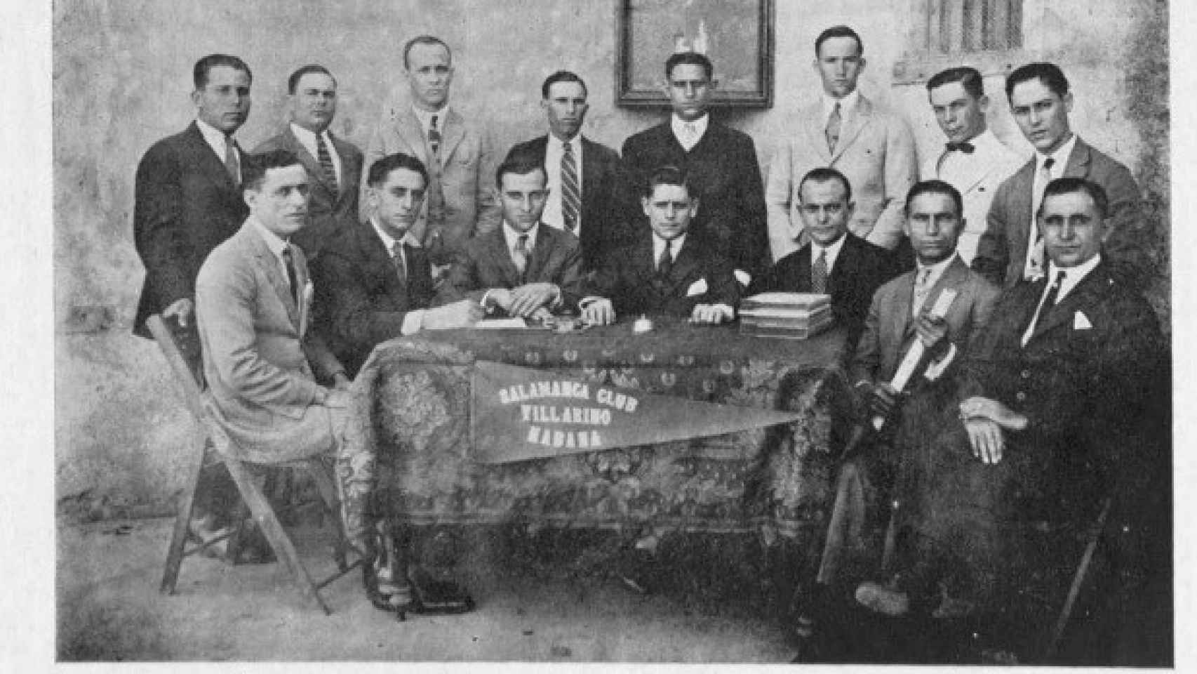 Junta directiva del Club Villarino en La Habana en 1926