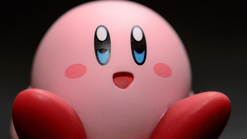 Imagen de un Kirby Amiibo.
