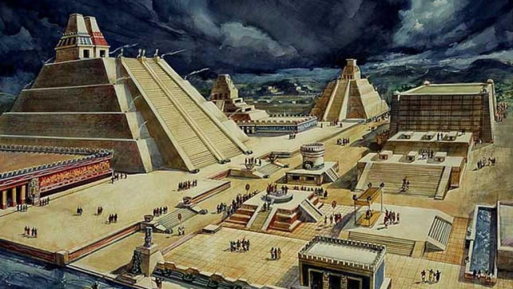 Ciudad de México-Tenochtitlan según Diego Rivera