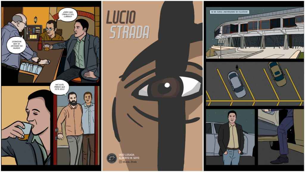 Imágenes de los nuevos capítulos del cómic ‘Lucio Strada’.