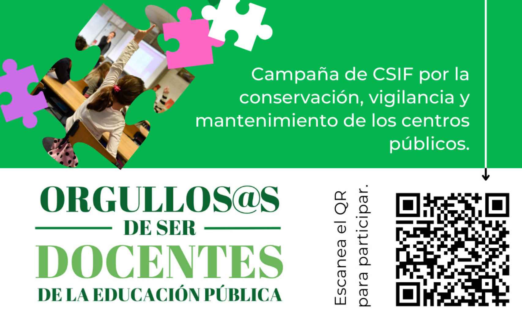 CSIF lanza una encuesta a los docentes de Castilla y León para conocer la realidad de los centros