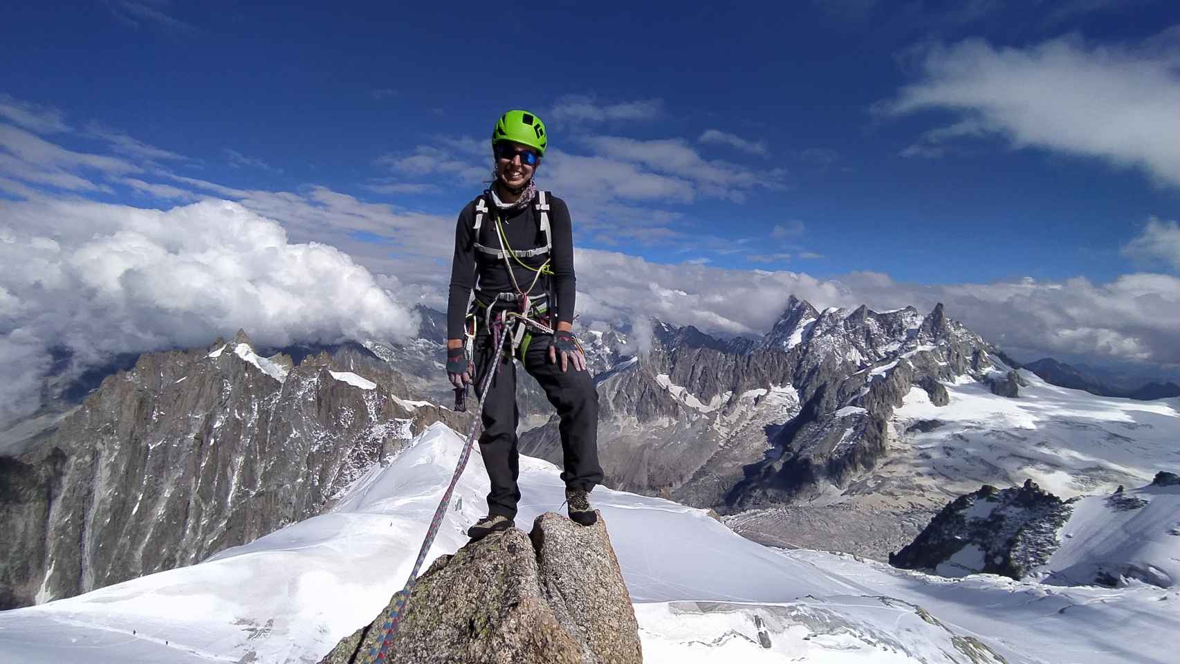 Marta Jiménez es una apasionada de los deportes de riesgo y de montaña.