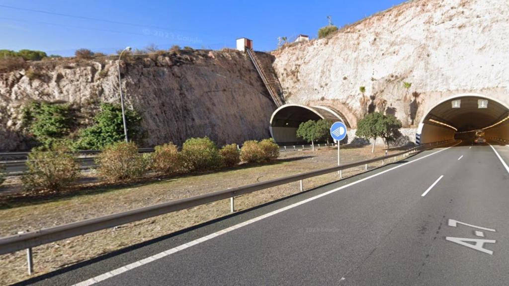 Túnel de Capistrano, en el término municipal de Nerja.