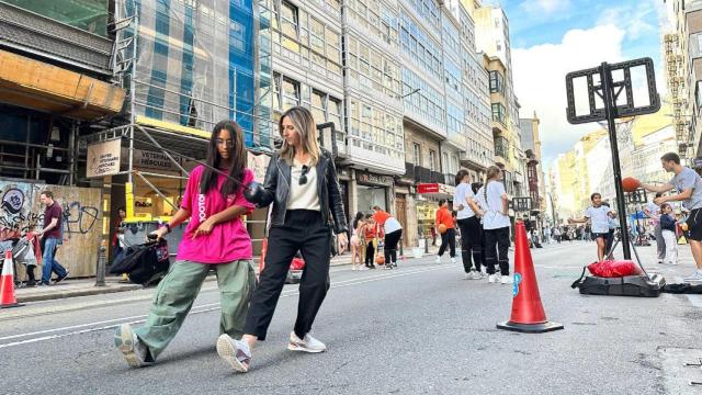 Música, deporte y talleres para celebrar el día sin coches en la calle San Andrés de A Coruña