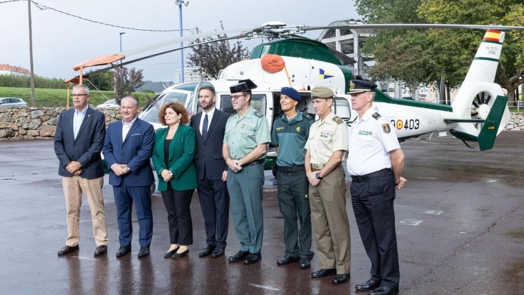 Presentación de acoge la exposición de la Guardia Civil en O Burgo.