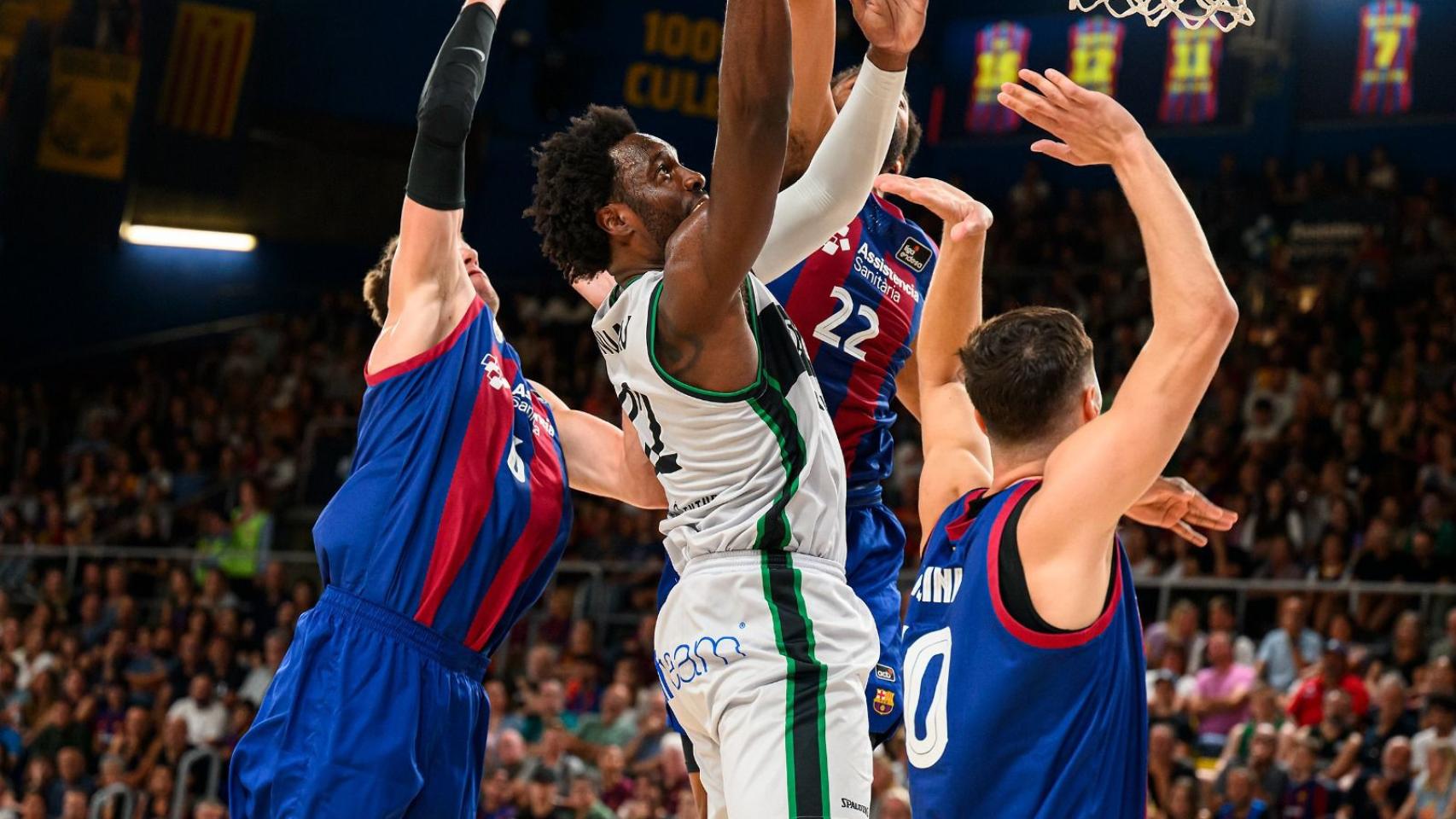 Chinanu Onuaku, durante un instante del partido.