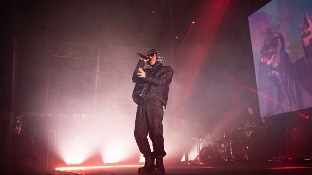 Sen Senra durante su concierto en Noites do Porto.