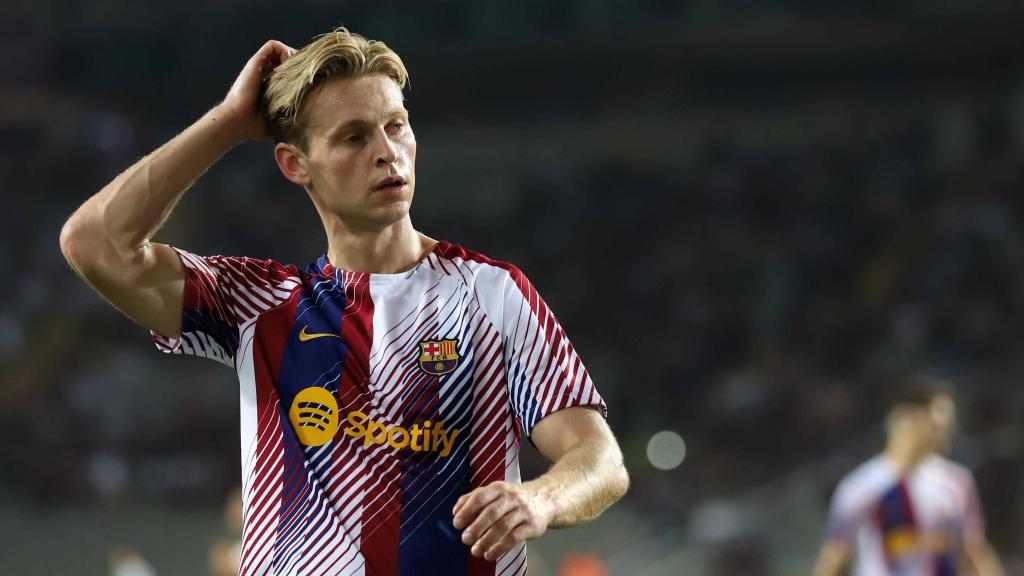 Frenkie de Jong, con el FC Barcelona