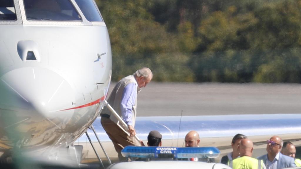 El rey Juan Carlos vuelve a Galicia un mes después para participar en las regatas de Sanxenxo.