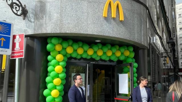 Fiesta en el McDonald’s de los Cantones de A Coruña.
