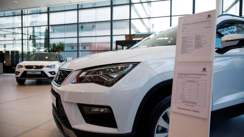 Un concesionario en una imagen de archivo.