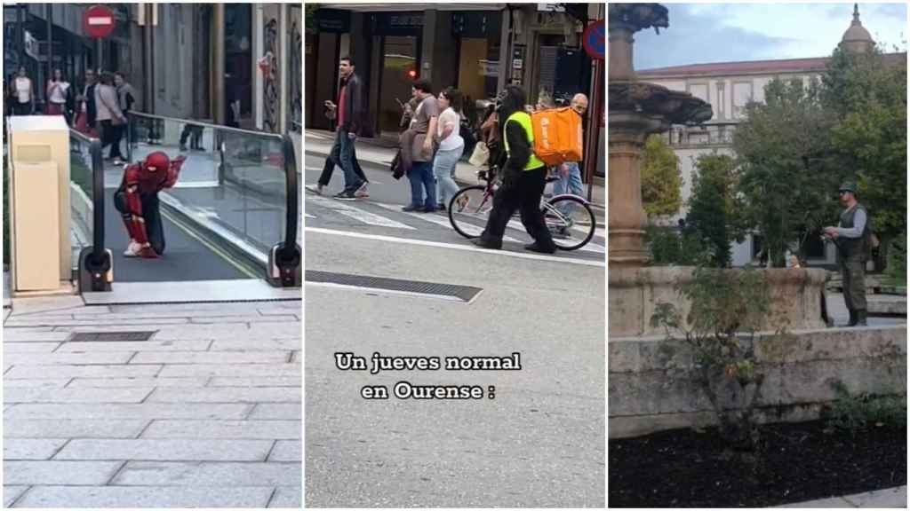 Un pescador, un buzo, un gorila y Spiderman: el mes de septiembre más raro en Ourense