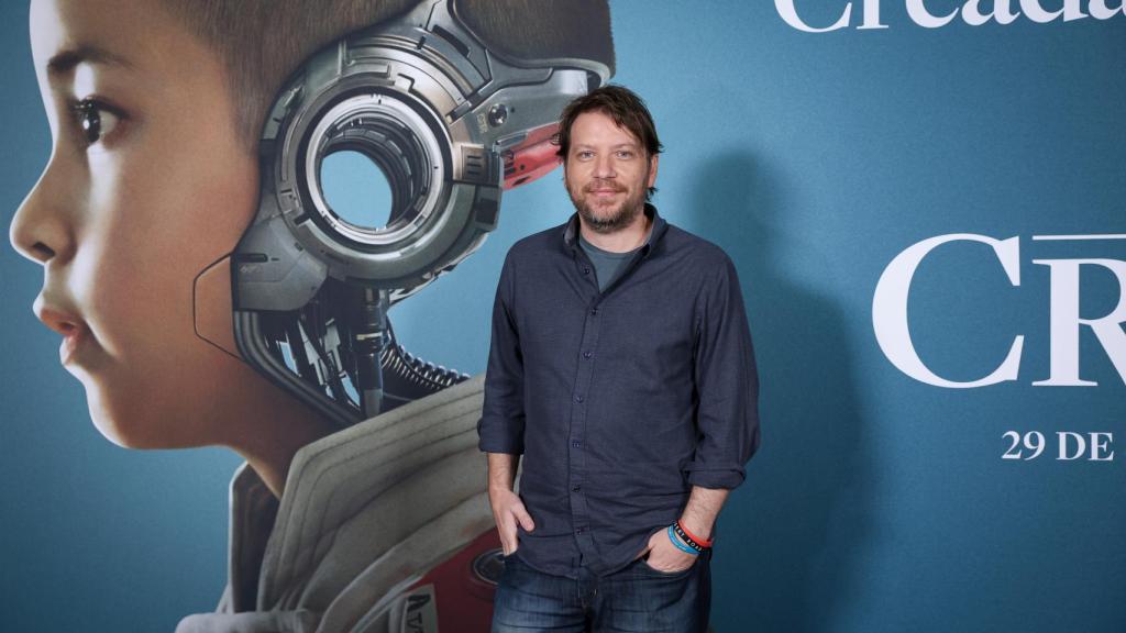 Gareth Edwards en su visita a Madrid para promocionar 'The Creator'.