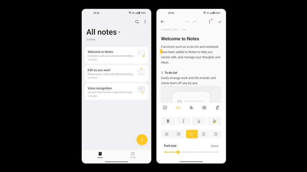 La nueva app de Notas de OnePlus ofrecerá más personalización