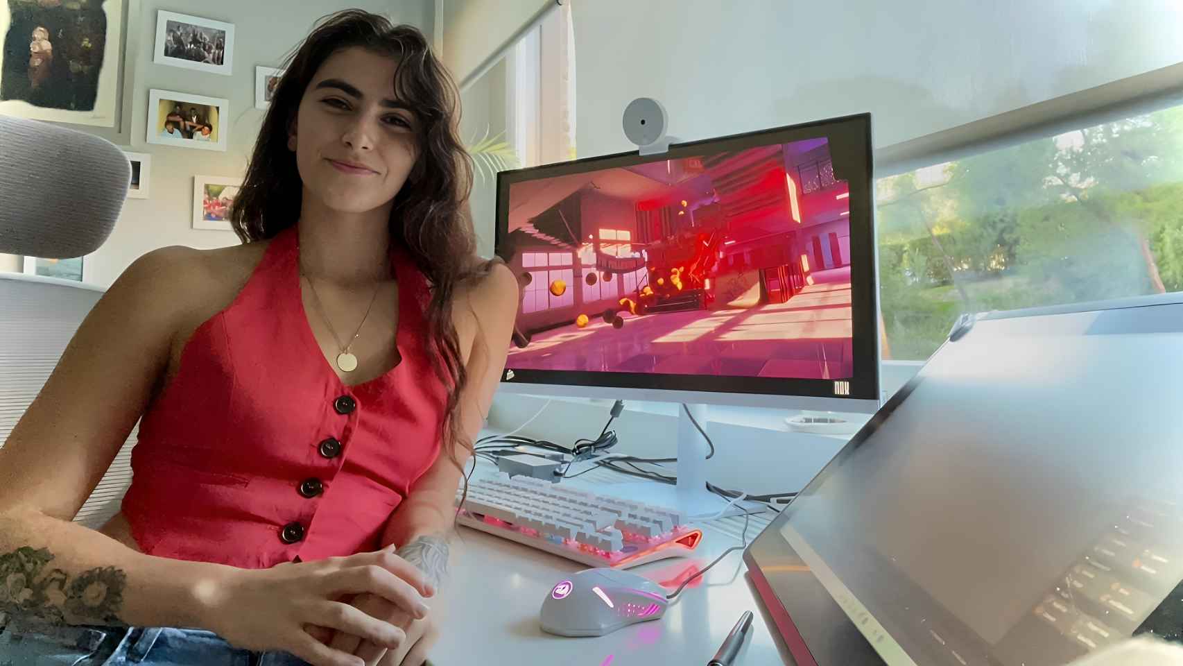 Rita Aldea encontró trabajo como artista de videojuegos nada más graduarse.