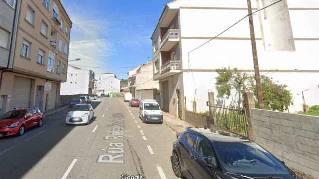 Calle Rosalía de Castro en Verín.