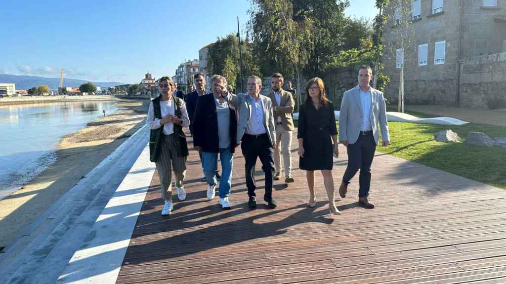 Inauguración del paseo de Bouzas.