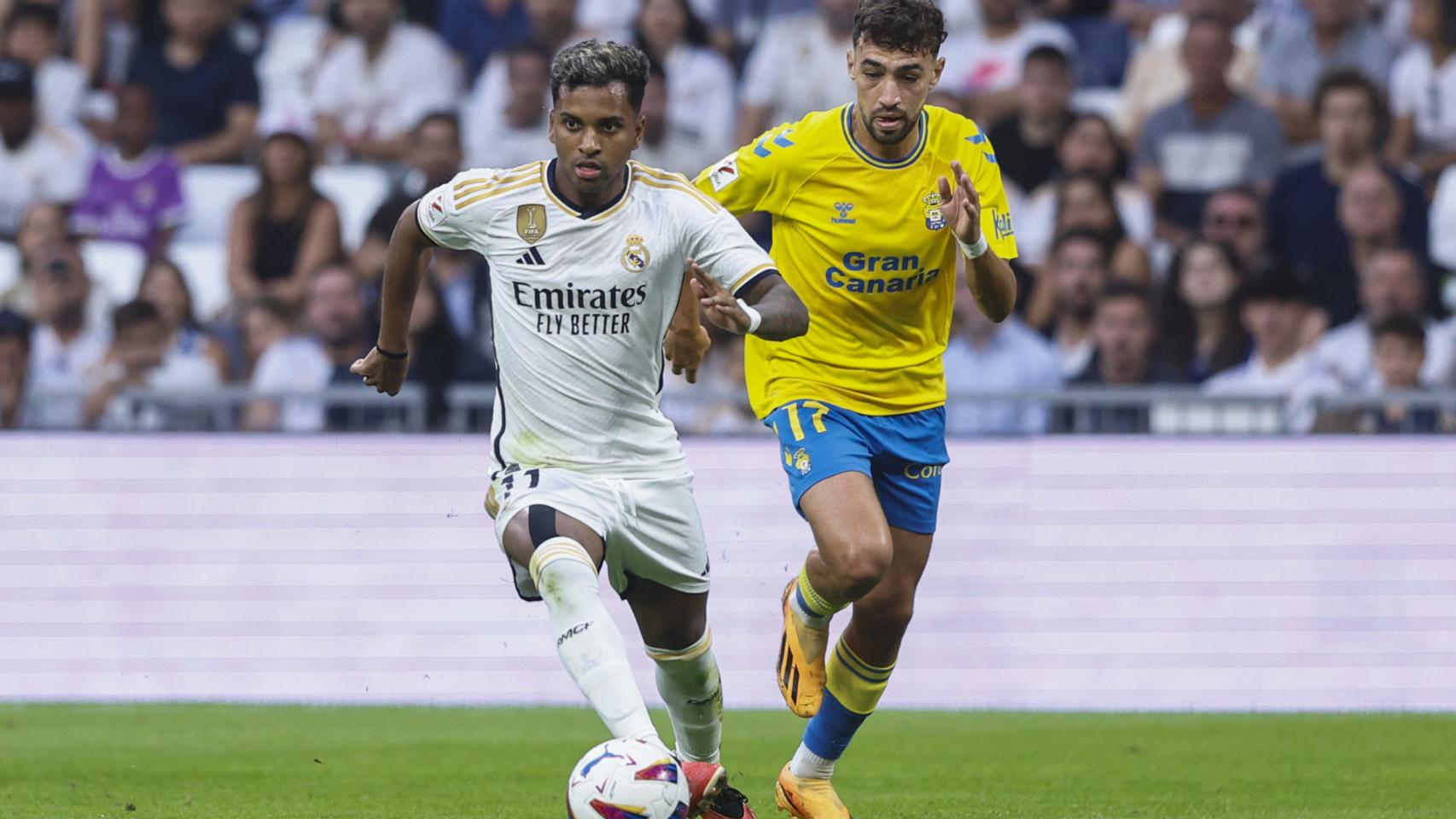 Rodrygo se escapa de Munir