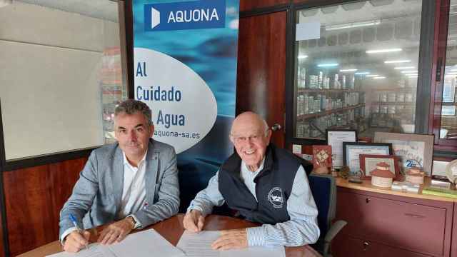 Firma entre Aquona y el Banco de Alimentos de Castilla y León