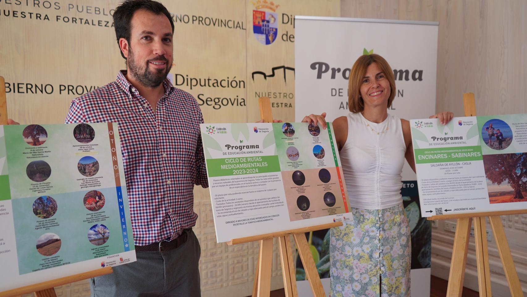 Presentación rutas ambientales en la Diputación de Segovia