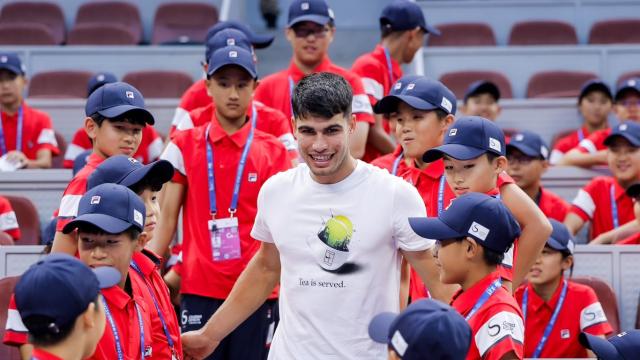 Carlos Alcaraz, en el China Open