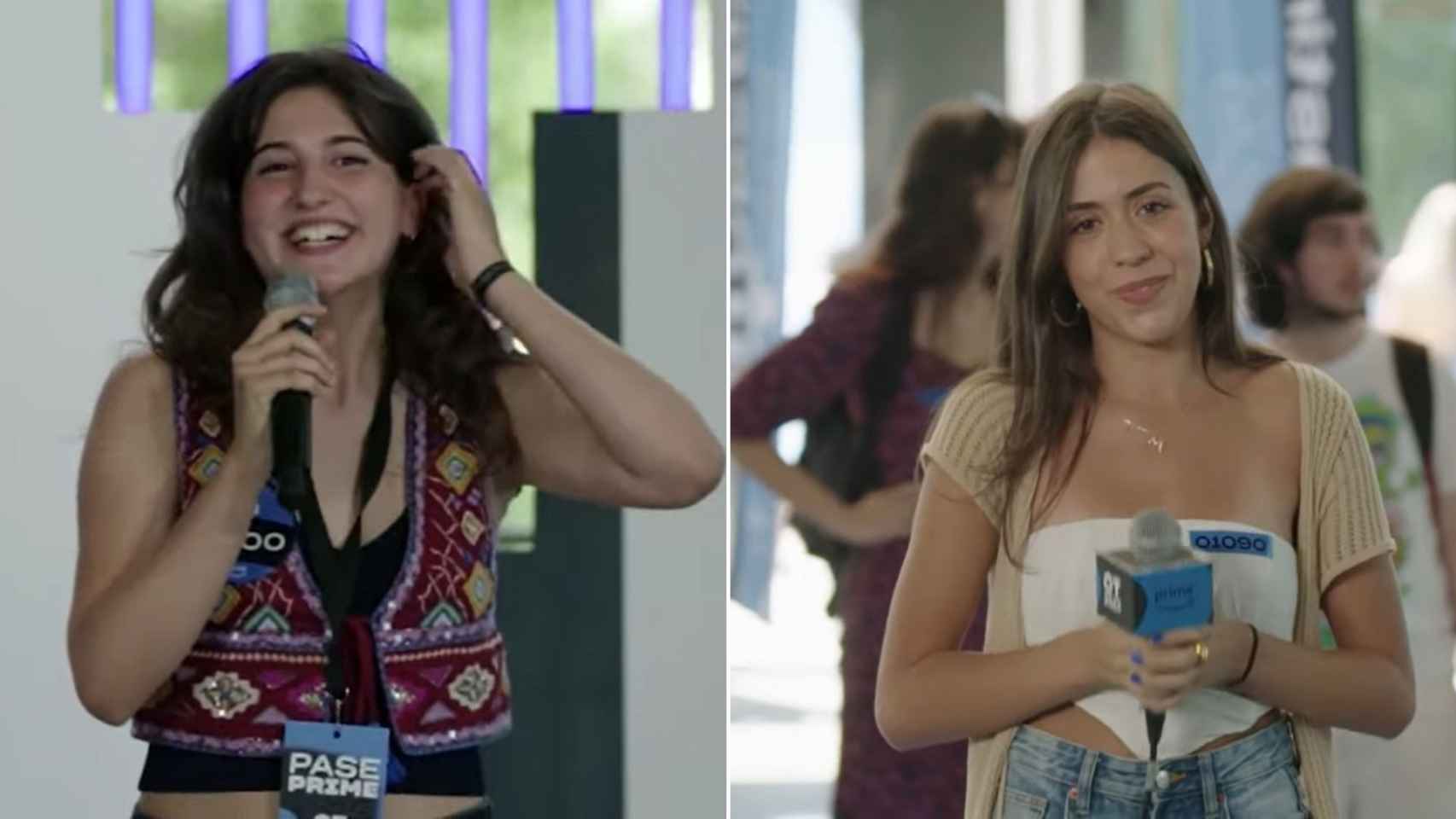 Lina Gutiérrez y Amparo Mosquera en los castings de Operación Triunfo.