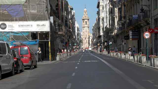 Imagen de archivo de la calle de la Paz, en Valencia. Efe