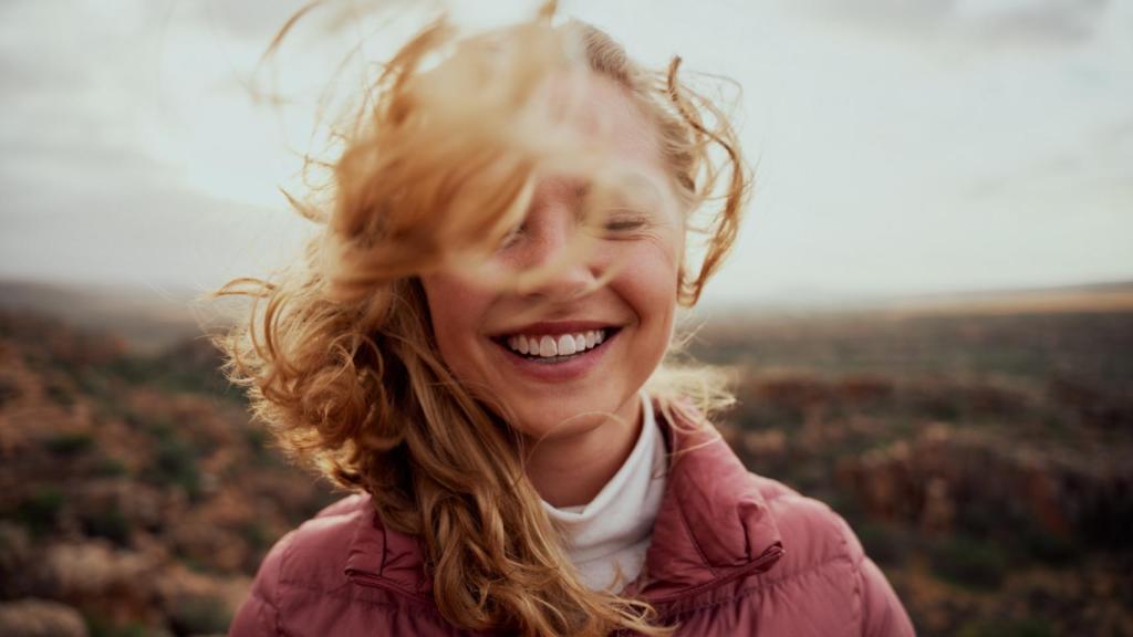 Retrato de una mujer sonriente