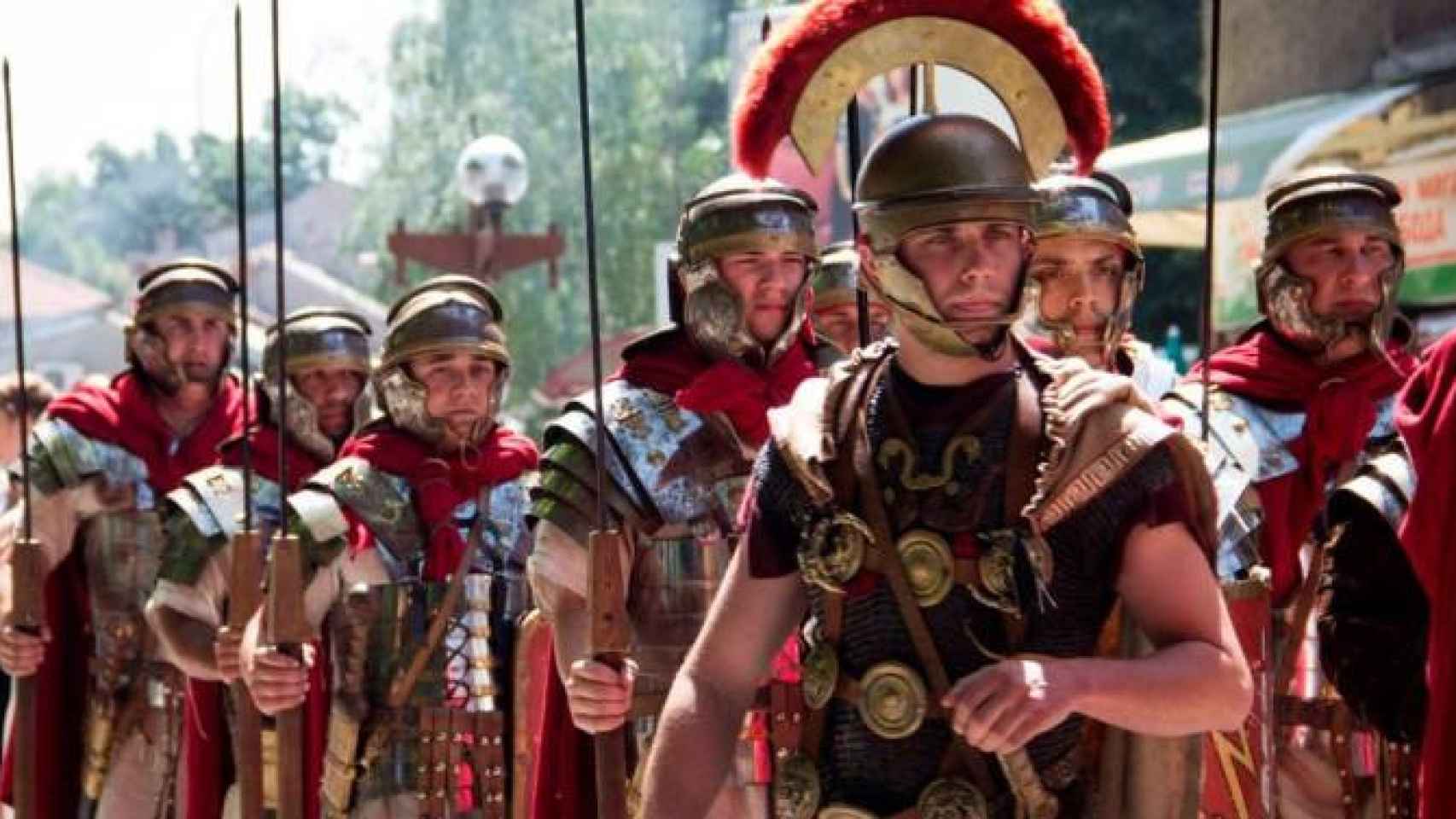 Imagen de una representación del Imperio Romano.