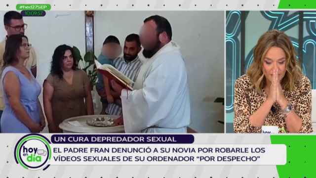 Toñi Moreno, descompuesta en Canal Sur por la llamada de la novia del cura detenido por agresión sexual