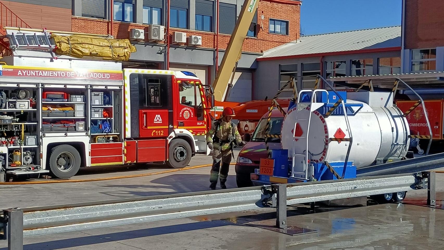 Imagen de los Bomberos de Valladolid.