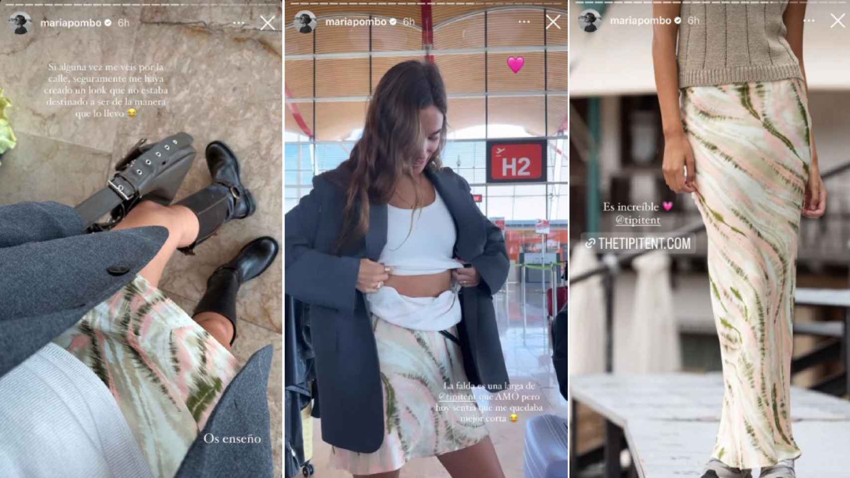 María Pombo ha compartido su truco en sus 'stories' de Instagram.
