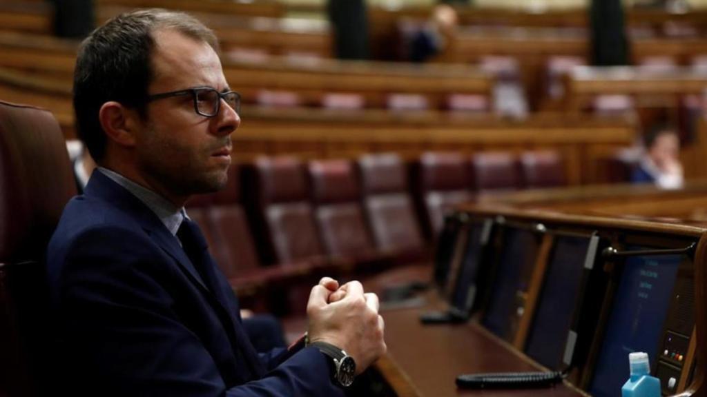 El ya exconcejal del PSOE Daniel Viondi, que ha dimitido tras palmearle la cara a Almeida.