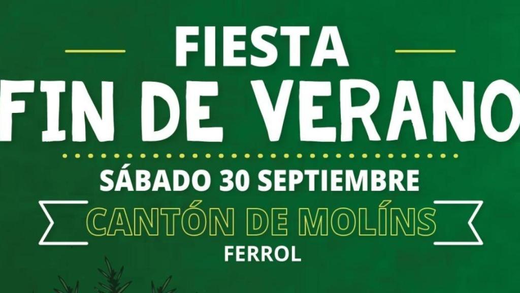 El Cantón de Molíns de Ferrol (A Coruña) acoge este sábado la tradicional fiesta de fin de verano